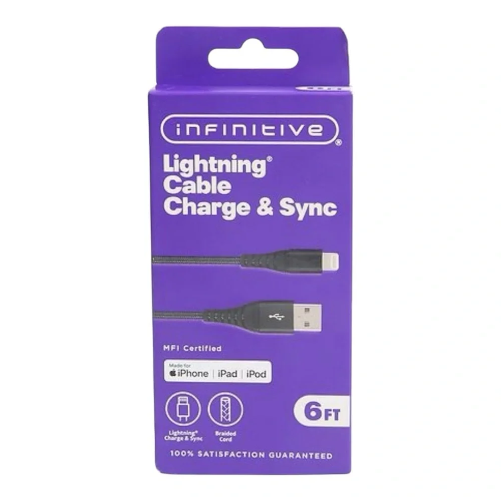 Infinitive Lightning Cable 6FT for Apple Devices